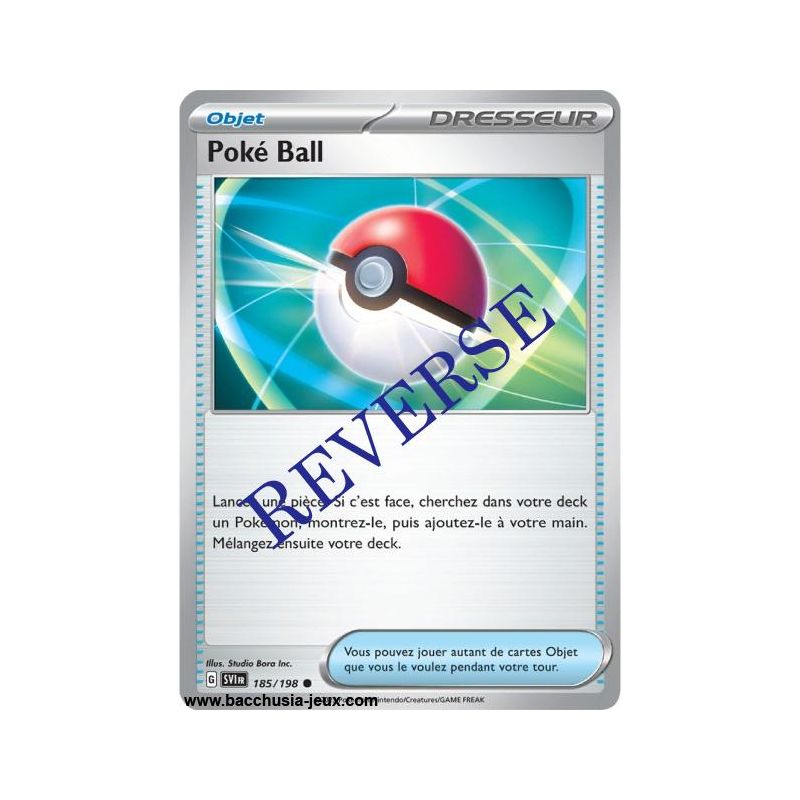 Carte Pokémon EV01 185/198 Poké Ball REVERSE