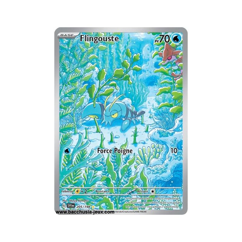 Carte Pokémon EV01 205/198 Flingouste SECRETE