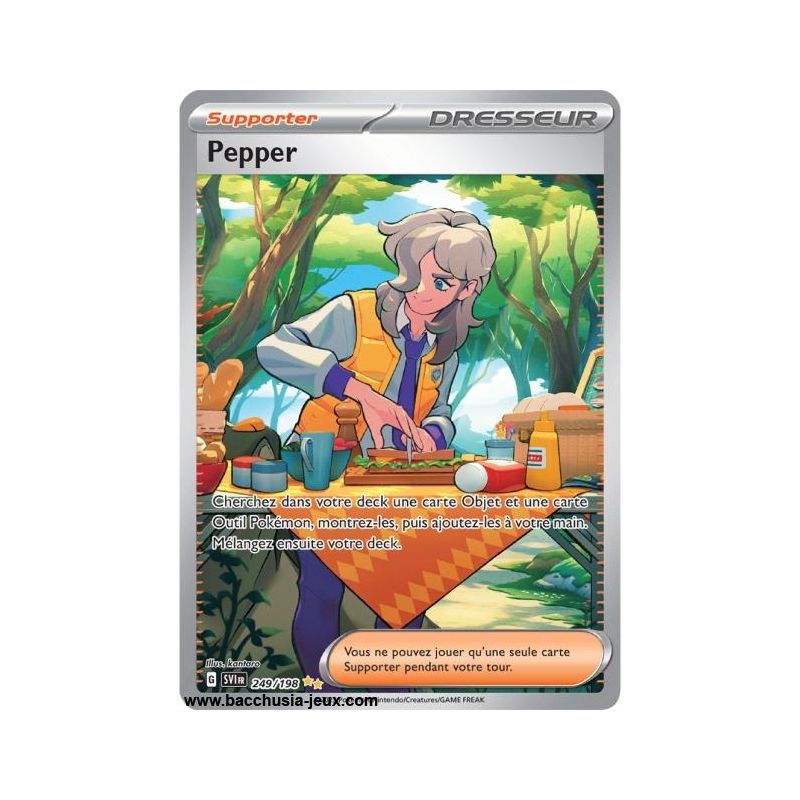 Carte Pokémon EV01 249/198 Pepper SECRETE