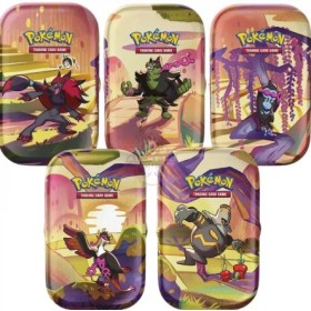 Pokémon lot de 5 Mini Tin - Ecarlate et violet EV6.5 Fable Nébuleuse