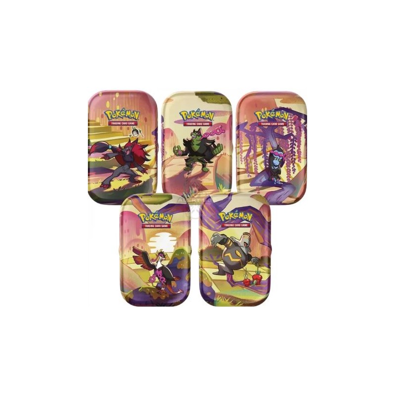 Pokémon lot de 5 Mini Tin - Ecarlate et violet EV6.5 Fable Nébuleuse