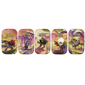 Pokémon lot de 5 Mini Tin - Ecarlate et violet EV6.5 Fable Nébuleuse