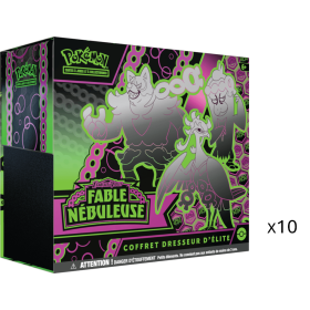 Pokémon Carton 10 ETB - Elite Trainer Box Ecarlate et violet EV6.5 Fable Nébuleuse