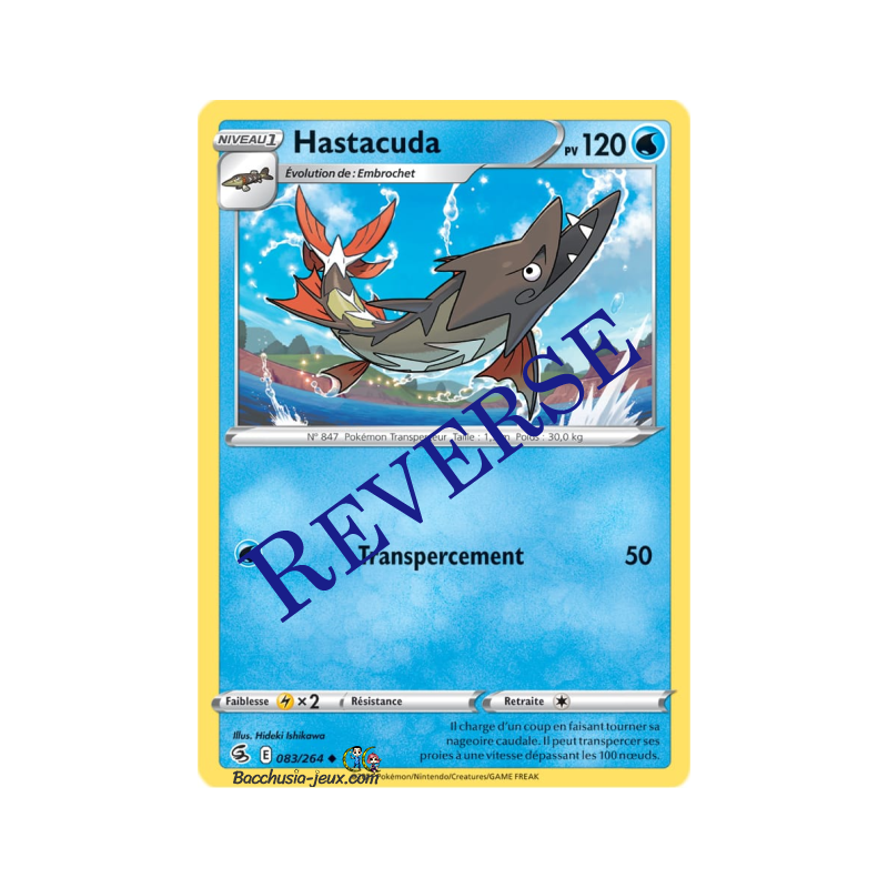 Carte Pokémon EB08 083/264 Hastacuda Reverse