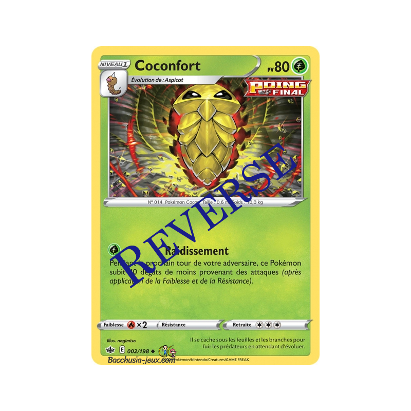 Carte Pokémon EB06 002/198 Coconfort Reverse