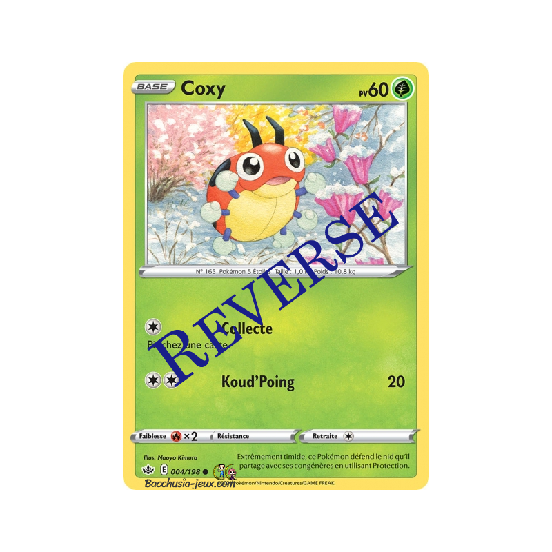 Carte Pokémon EB06 004/198 Coxy Reverse