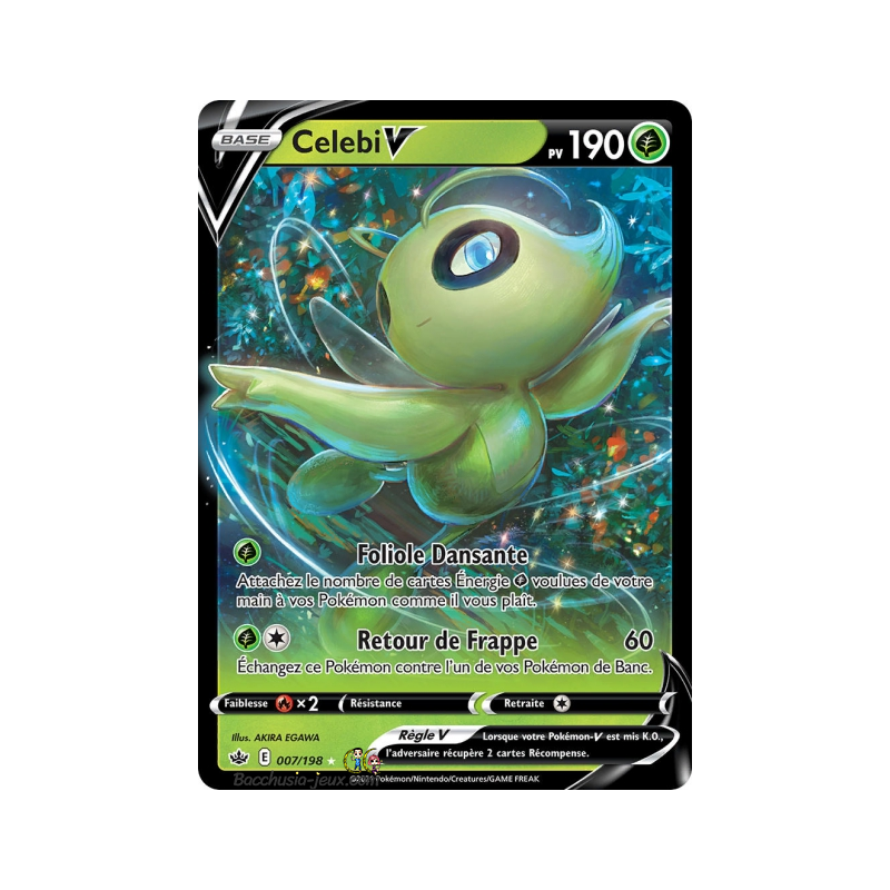 Carte Pokémon EB06 007/198 Celebi V