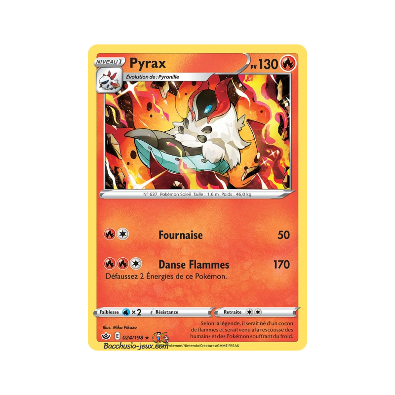 Carte Pokémon EB06 024/198 Pyrax rare