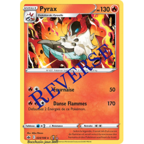 Carte Pokémon EB06 024/198 Pyrax rare Reverse