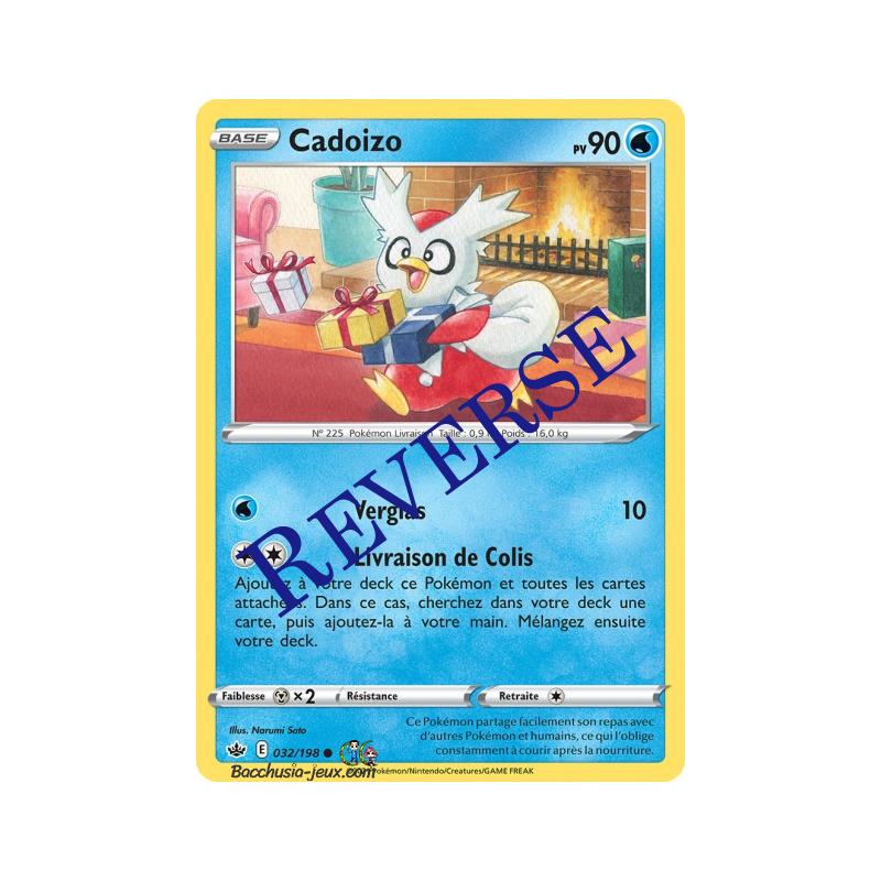 Carte Pokémon EB06 032/198 Cadoizo Reverse