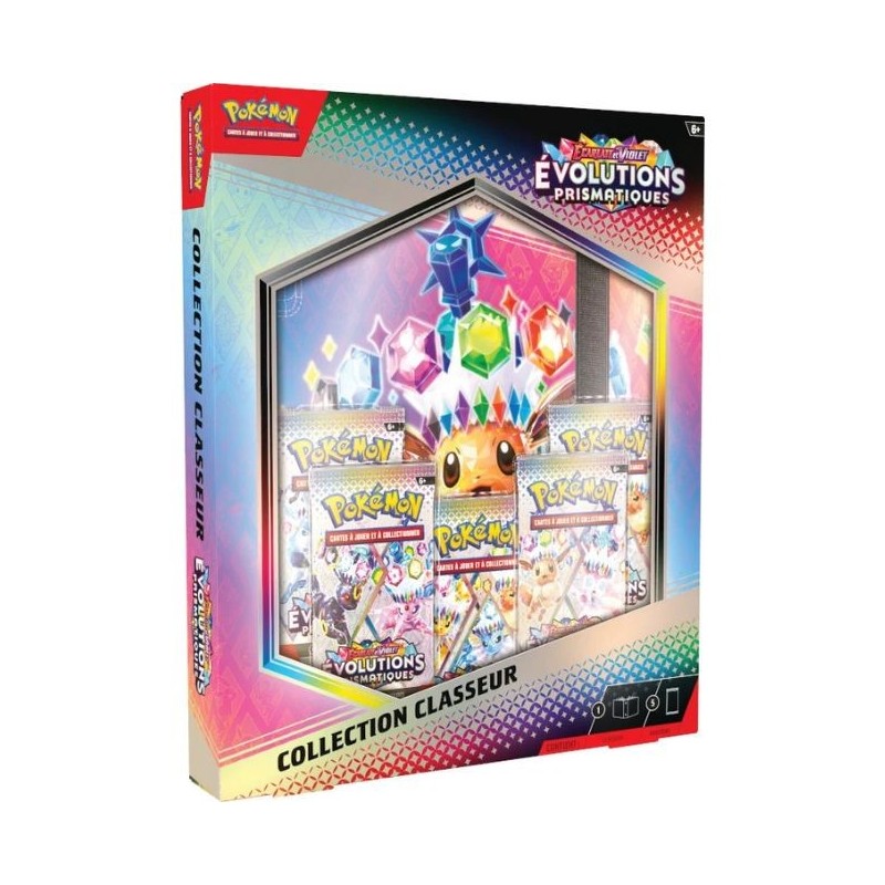 Pokémon Coffret Écarlate et Violet EV8.5 Portfolio Binder + 5 boosters